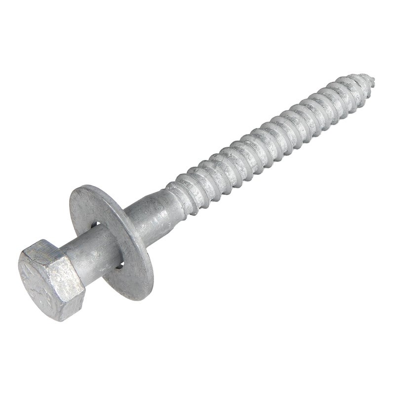 MAKERS BOLT 1/2 x 5 (25 Pack) Lag Screw Kit, 25 Screws and 25 washers, Hot Dip Galvanized, Meets ASME B18.2.1 Industrial/Commercial Grade by - Image 1